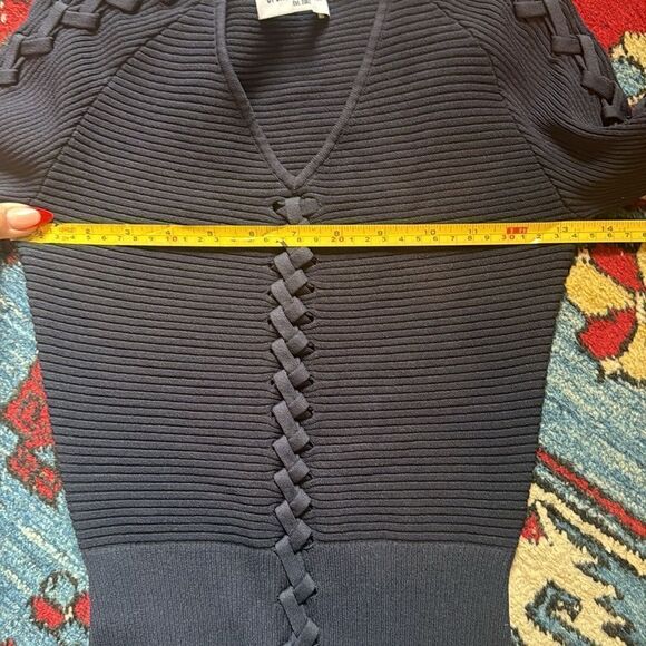 Opening Ceremony Criss Cross Ribbed-knit Midi Dress - Picture 12 of 15